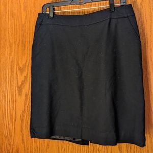 3/$30 Merona Black Lined Skirt with side Pockets